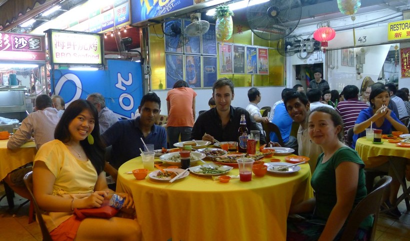 The entourage from Singapore, London and Malacca.