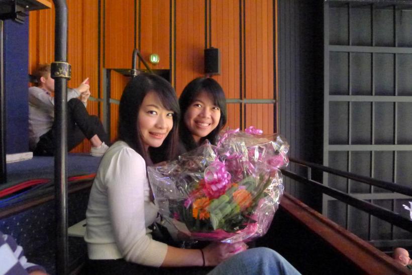 Should have taken picture WITH them as well but oh well.