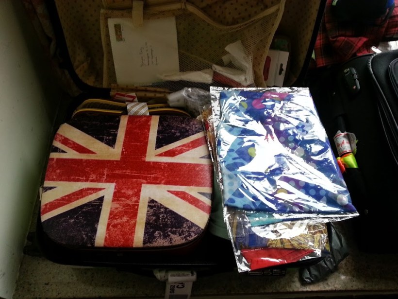 The Union Jack briefcase that took up half of my suitcase.