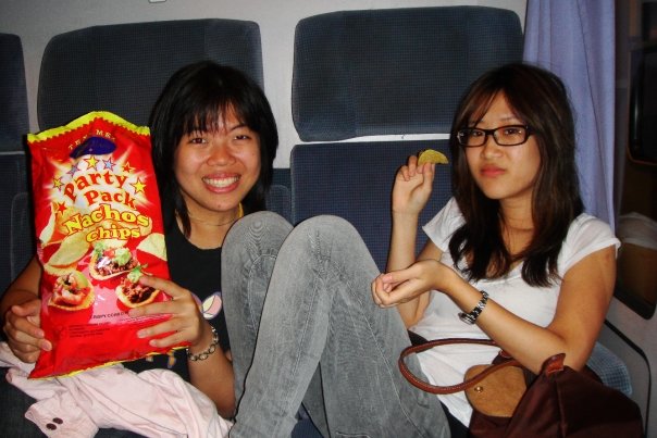 My very first European train ride 5 years ago, from Copenhagen to Amsterdam. I wouldn't mind reliving that party pack of nachos too.