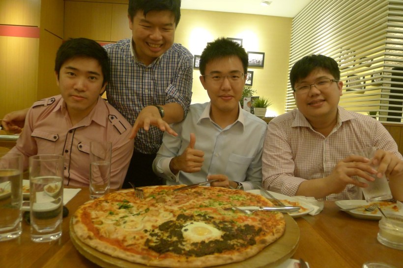 For all you know, your brothers will finish the 20-inch pizza for you.