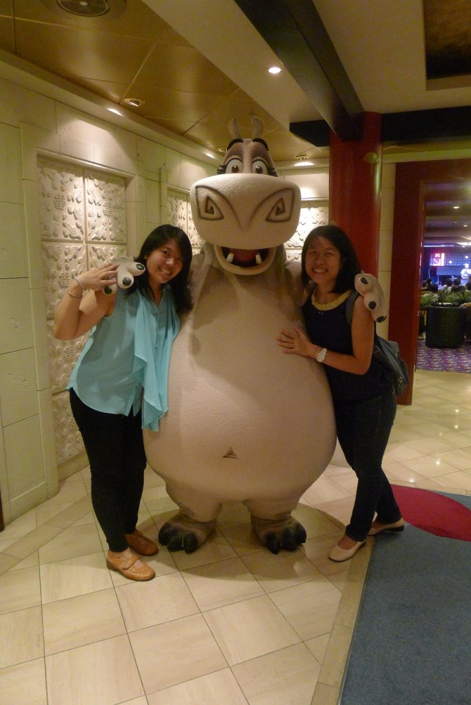 And there we were with the hippo herself.